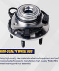Front Wheel Hub And Bearing Assembly 513188 For Chevy Trailblazer SSR GMC Envoy Isuzu Ascender Buick Rainier Saab Nine Seven X With ABS Six Lug Rugged Direct Fit Replacement From Kusatec