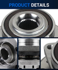 Close-up of All-In-One 6-Lug Wheel Hub Bearing Assembly With ABS Front and Rear for 2008-2017 Buick Enclave and similar models.