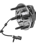 Front CV Axle Shaft Wheel Hub Bearing Assemblies With ABS Replacement showing hub assembly with 6 lugs and ABS cable.