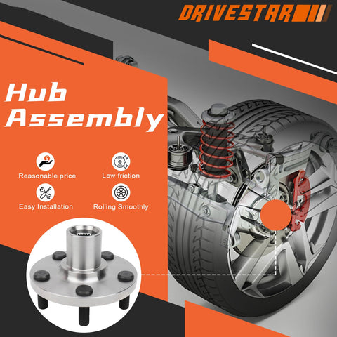 Pair Front Wheel Hub And Bearing Assembly For Pontiac Vibe, Toyota Celica, Matrix, And Corolla Compatible With 2003 To 2008 Vibe