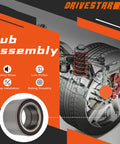 Front or rear wheel hub bearing fit for Mercedes Benz ML Class SUVs drop in OEM grade replacement part shown in assembly diagram.