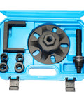 Pro Grade Output Shaft Removal And Install Kit With Five Hole Wheel Hub Puller And Axle Separator For Wheel Bearing Fits BMW And Land Rover Includes M22 M24 M27 M30 Adapters