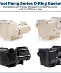 Image of WhisperFlo IntelliFlo pool pumps compatible with All-In-One O-Ring Rebuild Repair Kit for pumps built 2008 and later.
