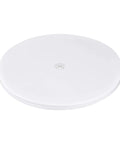 12 Inch Rotating Swivel Turntable With Steel Ball Bearings For Kitchen Corner Cabinets White Plastic Base