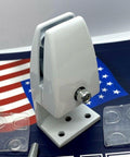 White Acrylic/Glass Cough Sneeze Guards Shields Mounting Bracket Hardware Holder - VXB Ball Bearings