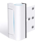 Door Reinforcement Lock With 800 Lbs Of Force Resistance White Alloy Door Lock For Kids Safety Easy To Install Prevents Unauthorized Entry
