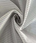 White C3 Anti Static Cleanroom Fabric For ESD And Static Dissipation Premium Anti Static Material By The Yard in a crumpled view