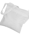 White Anti Static Tote Bag With Handles, Ultra Lightweight Single Layer ESD Dust Proof Storage Purse for Cleanrooms and Travel by Eringogo