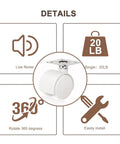 8 Piece 1 Inch Free Punching Pastable Plate Caster With Stickers And Screws Self Adhesive Swivel 360 Degree Rotation Universal Wheel details