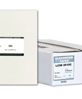 White Latex Cleanroom Paper 8.5 X 11 Inches For Writing Printing And Copying In Cleanrooms With High Tensile Strength And Heat Resistance Case Of 2500 Sheets Ten Reams Designed To Minimize Particle Contamination pack and box