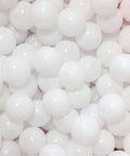 Ball Pit Balls for Toddlers, BPA Free Crush Proof Plastic Toy Balls for Ball Pit, 2.15 inch Pure White Pack of 100