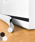 One Sided Door Draft Stopper Blocker, 37 Inch Cutable Under Door Foam Tubes, Easy Weather Stripping and Soundproof Door Sweep on door
