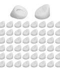 White Door Hole Plugs Set 50 Pack For Five Sixteenth Inch By One Quarter Inch Screw Holes In Door Frames Fits ODL And Western Reflections