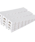 12 Pack White Multi Purpose Furniture Plastic Shims For Leveling And Stabilizing Heavy Objects Cut To Fit Size 3.86 By 0.31 Inches