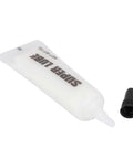 Tube of white grease labeled 'SUPER LUBE' for 3D Printers Lubricating Oil,White Grease for 3D Printers or Other Systems Machine Screw,Optical axis,Metal Rail,Anti-,no additives or propellants.