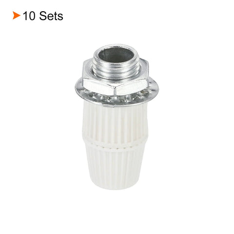 Heavy Duty Lighting Cord Grips Connector Kit For Wiring Hanging Lights And Ceiling Pendant Lamps, metal and plastic gland