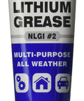 Front view of Lucas Oil 10533 White Lithium Grease - 8 oz. Squeeze Tube with label details visible.