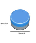 Blue jar of White Lithium Grease for Machinery and Gears, High and Low Temperature Resistance, 38mm diameter and 20mm height