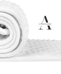 Reversible Gray And White Rail Cover Set With Soft Minky Dot Teething Guard One 51x7 And Two 27 By 7 Covers Edge Guard