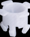 White nylon bushing from Five Piece Clutch Pedal Shaft Bushing Set For Ford F Series Trucks F 150 F 250 F 350 Ranger And Bronco E69Z 7526 A Part Number