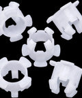 Five Piece Clutch Pedal Shaft Bushing Set For Ford F Series Trucks F 150 F 250 F 350 Ranger And Bronco E69Z 7526 A White Nylon