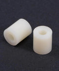 White Nylon Round Spacer Washers For M3 Screws 3mm Inner Diameter 7mm Outer Diameter 8mm Length Unthreaded 100 Pack on display