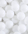 Plastic Balls for Ball Pits - Pack of 50 Hollow Balls- Safe and Exciting Playtime - Perfectly for Baby Pools, Birthday Party Decoration, White