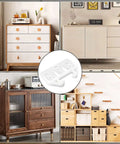 Six Pack White Plastic Drawer Guides Rails Replacement Kit With Screws For Dresser Cabinet Closet Furniture Drawers Restore And Replace Drawer Tracks For Smooth Operation in various furniture settings