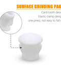 White Plastic Hole Plugs 6mm 1 Quarter Inch Flush Snap In Locking End Caps Pack Of 100 For Furniture Posts Pipes Tubes Fencing