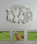 Super Handy 155 Piece White Plastic Hole Plugs Set In 6 Sizes 5mm 6mm 8mm 10mm 13mm And 25mm for furniture DIY and home use