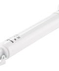 Heavy Duty Pneumatic Screen & Storm Door Closer with EZ-Hold - Adjustable Speed, Durable & Easy Install, for Out-Swinging Doors (Tranistional, White)