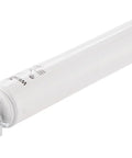 Heavy-Duty Pneumatic Storm Door Closer - Durable, Adjustable, Quiet-Closing with Hold-Open Feature in white, side view