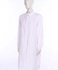 Unisex Lab Coat For Work In Cleanrooms Durable 100 Polyester White XX Large With Hatless Style, Front Hook Loop Fastener by iiniim