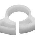HellermannTyton Snapper Hose Clamps SNP810C2 0.514 To 0.587 Inch Min To Max Diameter POM White 100 Pack