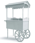 Candy Cart On Wheels For Parties With 40 Balloons Included PVC Dessert Cart For Weddings Baby Showers And Vendor Events Durable PVC Party Display Stand