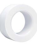 White PVC Cleanroom Tape 2 Inch By 36 Yards One Roll That Handles Solvents With Rock Solid Synthetic Rubber Adhesive And Clean Plastic Core