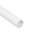 Close-up of Garden PVC Pipe Pure White 20mm Outer Diameter 0.79 Inch 1000mm Length Ideal For Greenhouse Sheds Shelves Tent Connections