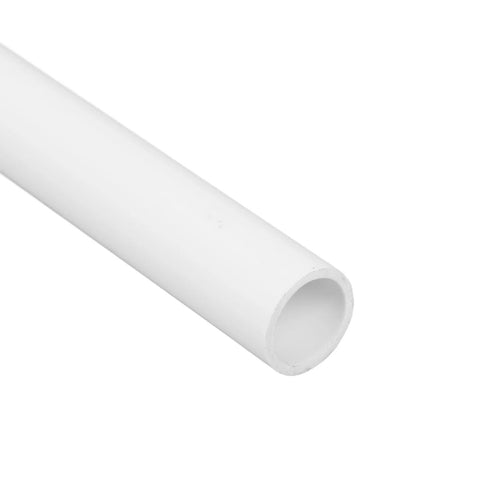 Close-up of Garden PVC Pipe Pure White 20mm Outer Diameter 0.79 Inch 1000mm Length Ideal For Greenhouse Sheds Shelves Tent Connections