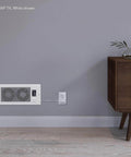 Register Booster Fan For 4x10 Inch Vents That Boosts HVAC Airflow, Ultra Quiet 10-Speed Operation, Bluetooth App Control, installed