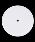 12 Inch Rotating Swivel Turntable With Steel Ball Bearings For Kitchen Corner Cabinets White Plastic Base Top View