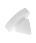 50 Pack White Rubber Door Silencers For Metal And Wood Doors Hinge Outlet Bumpers Soft Close Dampers For Door Frames No More Door Slams Noise Reduction And Slam Proof Protection For Home And Office.