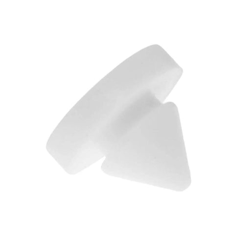 50 Pack White Rubber Door Silencers For Metal And Wood Doors Hinge Outlet Bumpers Soft Close Dampers For Door Frames No More Door Slams Noise Reduction And Slam Proof Protection For Home And Office.