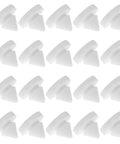 50 Pack White Rubber Door Silencers For Metal And Wood Doors Hinge Outlet Bumpers Soft Close Dampers For Door Frames