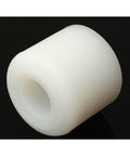 White Rubber Door Stop Stopper Cylinder 17x28x25mm - VXB Ball Bearings