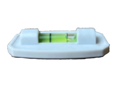 Stick On RV Bubble Level Two Pack Multipurpose For RV Camper And Trailer Never Fade White 1 Inch Level Strips side view
