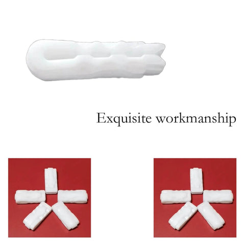 Close-up of a 10 Pack Sealing Clip Zipper With Sliding Grip Airtight Vacuum Storage Bags Seals for organization on red background