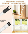 Sliding Glass Door Security Bar, Patio Door Barricade Security Bar, Apartment BarSliding Door Security Bar, Door Jammer, White, 1 Pack