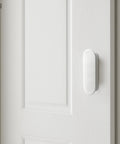 White door with 2 Pack Self Adhesive Push Pull Cabinet Handles No Drilling Plastic Stick On for Cabinet Drawer Closet Window Glass Sliding Door