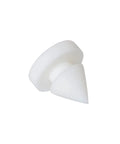25 Pack Rubber Door Silencers, Half Inch Diameter, Anti Collision Cushions For Metal Doors And Frames, Odorless Silicone, White
