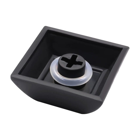 Close-up of Clear Rubber O Ring Keyboard Dampers for Cherry MX Mechanical Keyboards 120 pcs on key switch